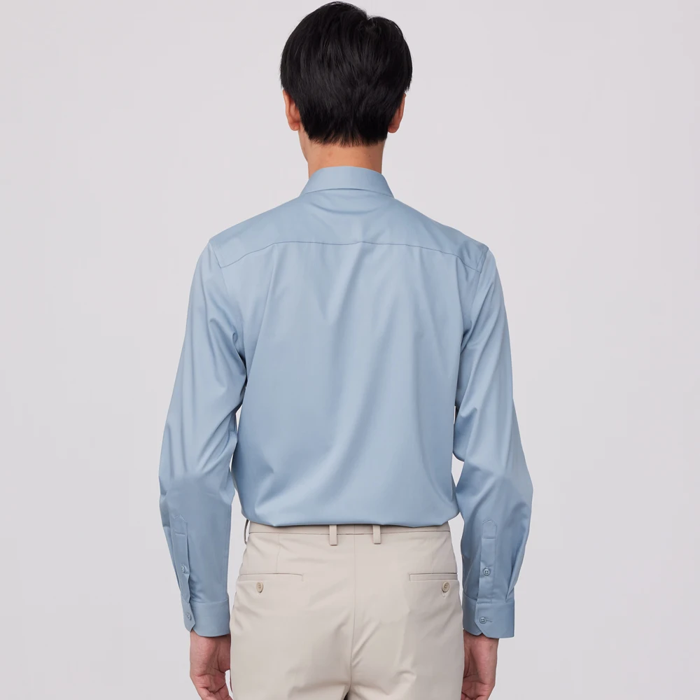 남성 비즈니스 노아이론 셔츠 4방향 스트레치 솔리드 포 - Breathable Bamboo Fiber Shirt Non Iron 리뷰 및 가격