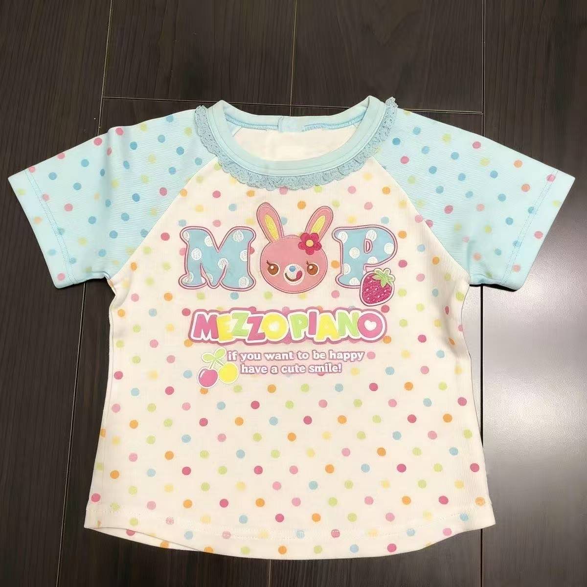 Y2K 귀여운 프린트 티셔츠 크롭탑 미니스커트 슈트 여 - Shirts 리뷰 및 가격