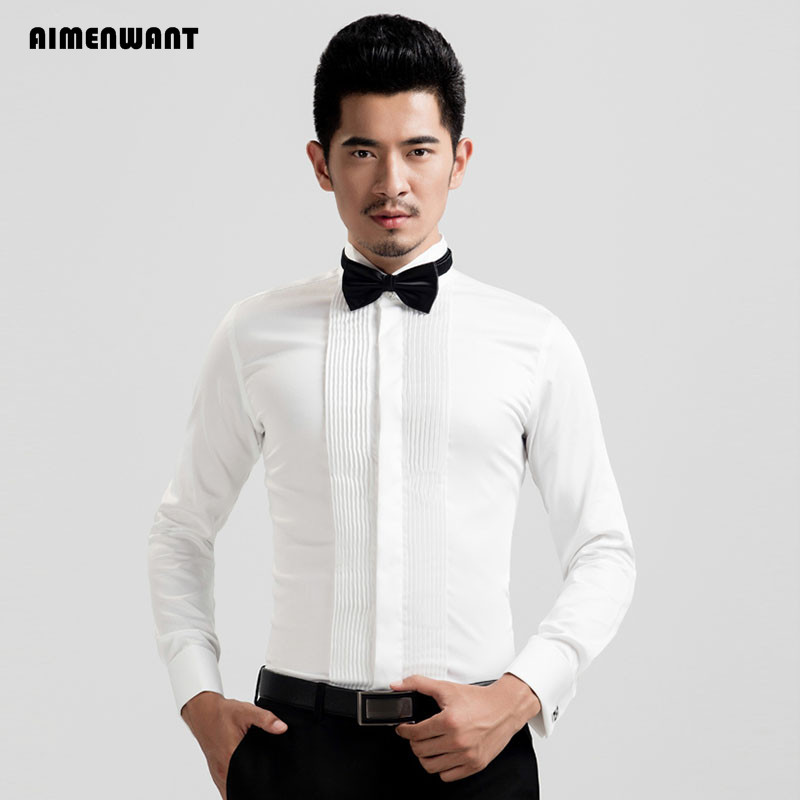 AIMENWANT 2024 턱시도 셔츠, 한국 슬림핏  - Mandarin Collar Formal Shirt Slim Fit 리뷰 및 가격
