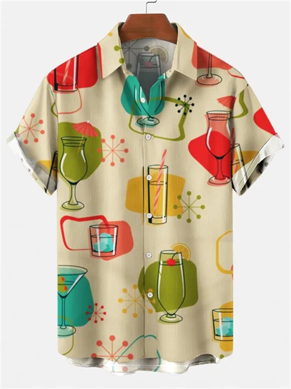 남성용 하와이안 티셔츠, 3D 플로럴 셔츠, 빈티지 반 - Vintage Hawaiian Floral Shirt 리뷰 및 가격